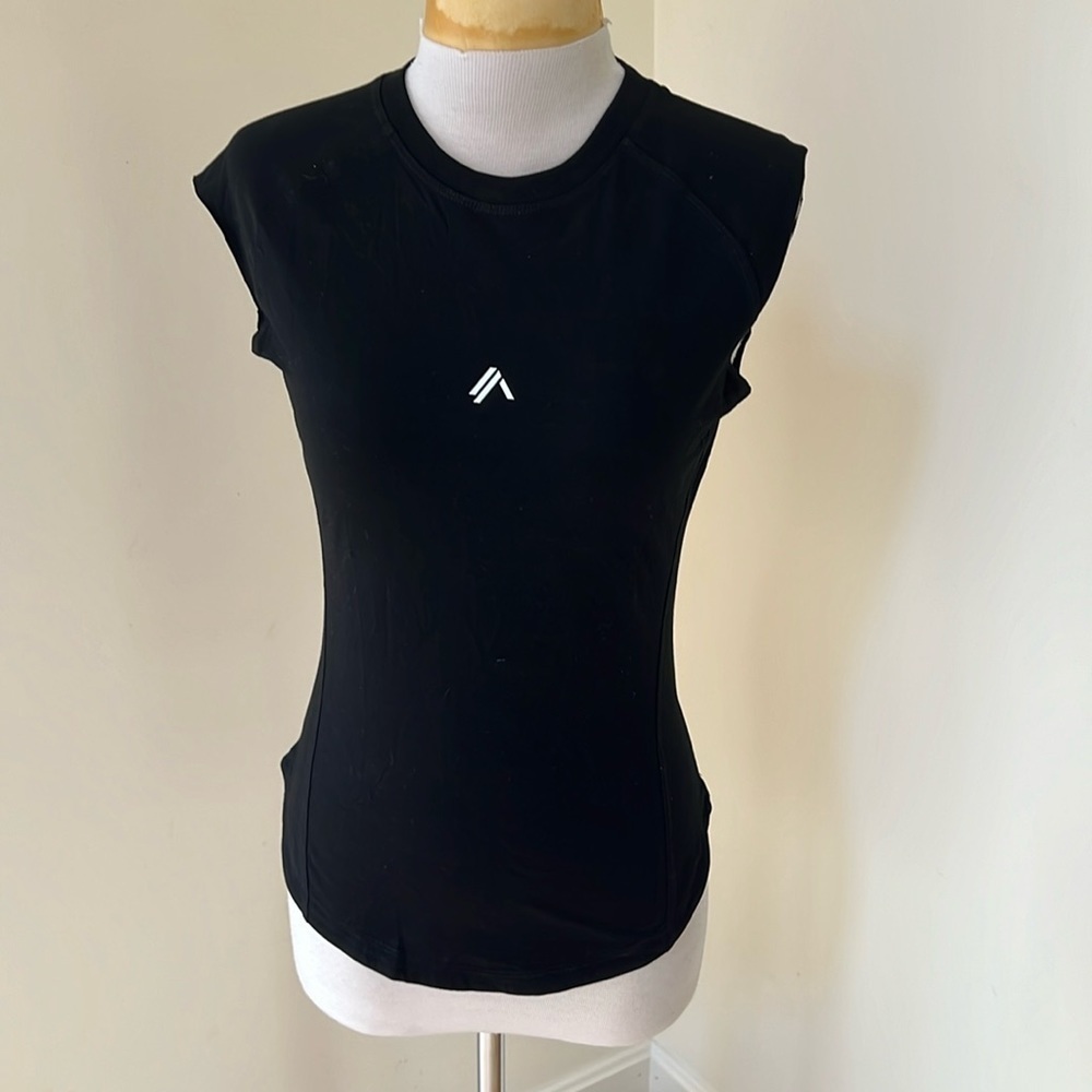 New! Alphalete XS black sports tank with mesh .